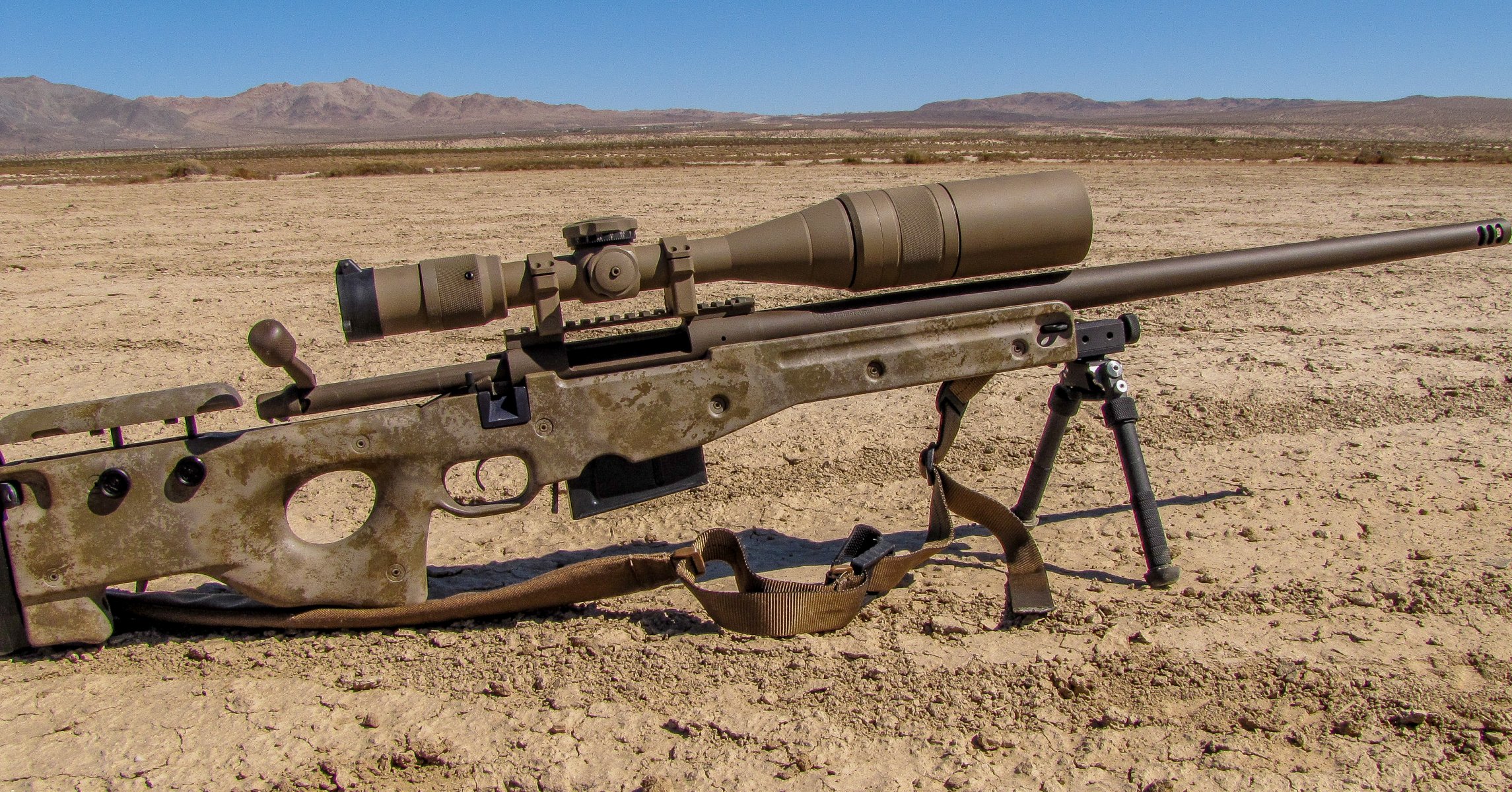 remington 700 francotirador rifle óptica bípode