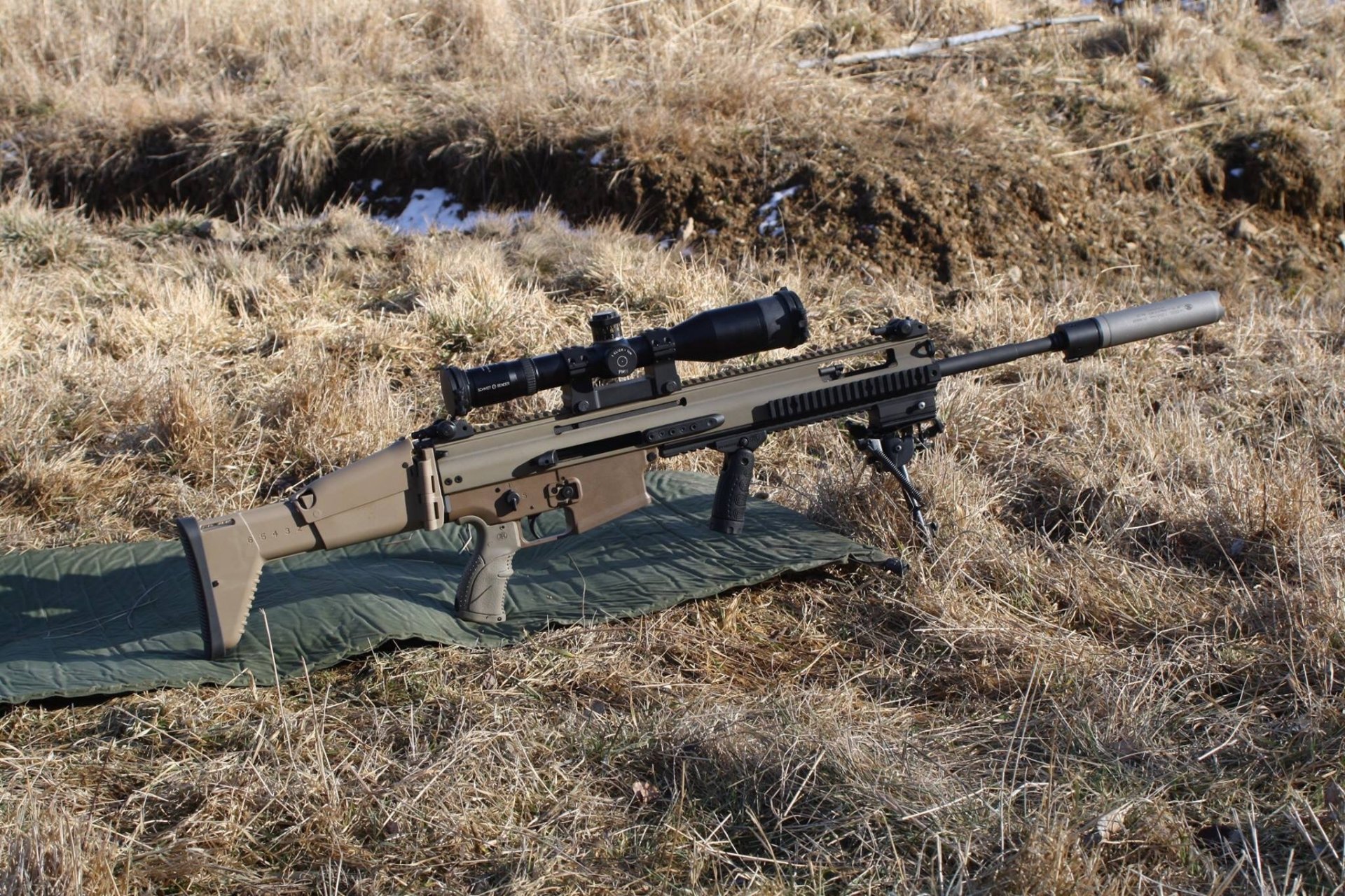 fn scar mitrailleuse arme optique