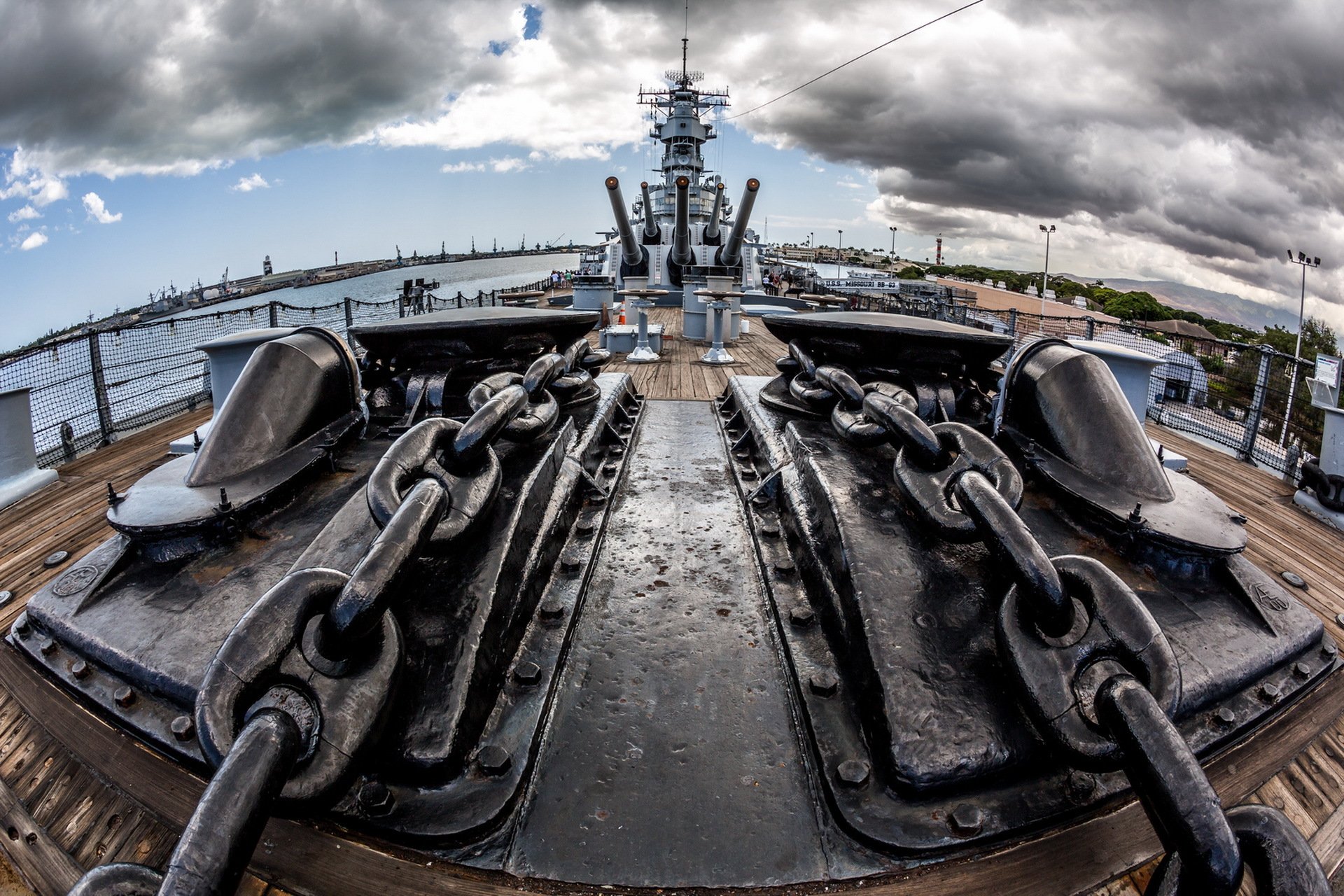 uss missouri barco armas