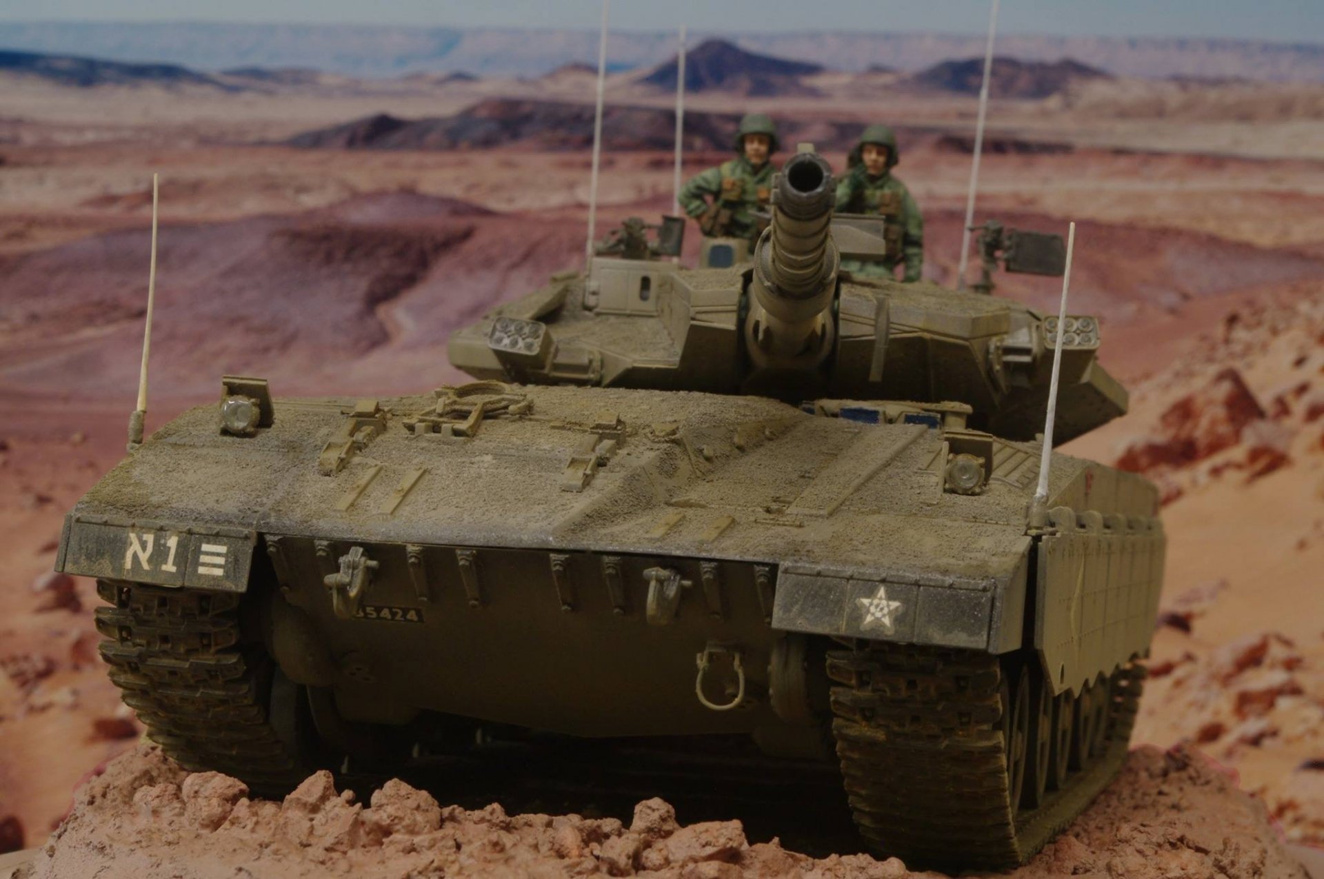 merkava mk 3d battle tank modelka toy