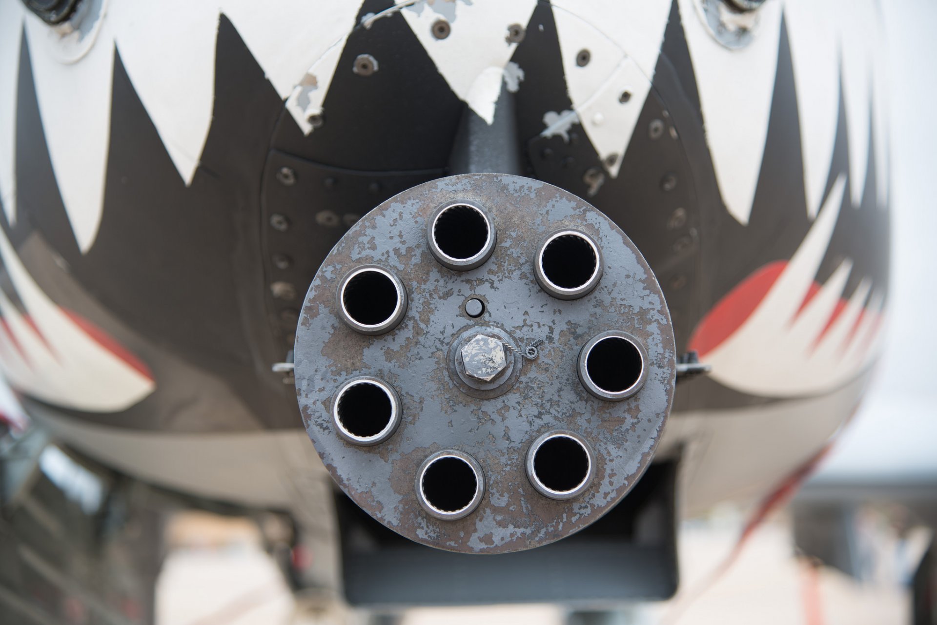 gau-8 avenger 30 mm sept canons aviation canon schéma gatling avec rotation bloc canons monté sur les avions d attaque américains a-10 thunderbolt ii