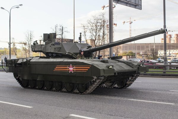 Gepanzerte Fahrzeuge Panzer Parade militärische Ausrüstung