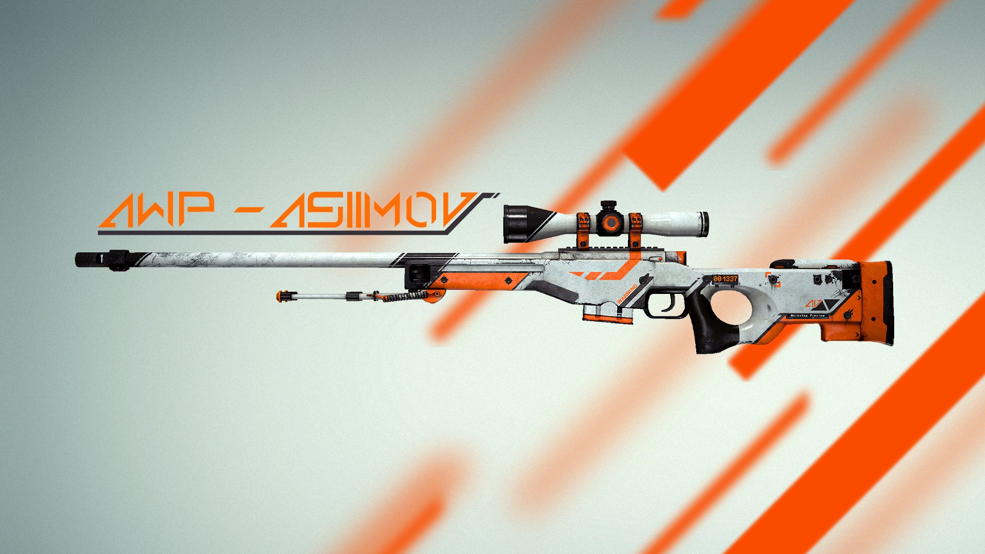 arm asiimov cs : go counter-strike global offensive leder