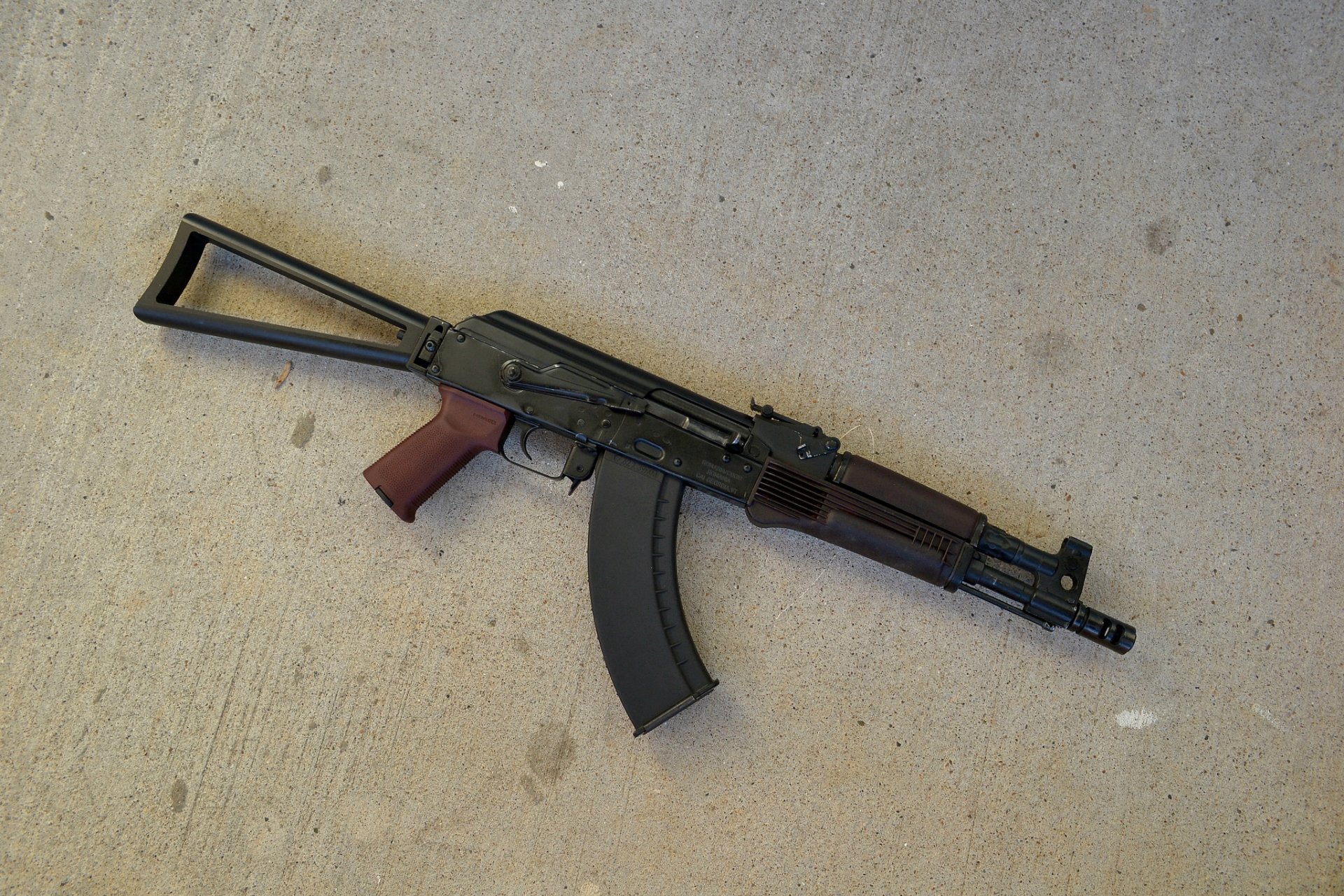 aks-74 machine kalashnikov background