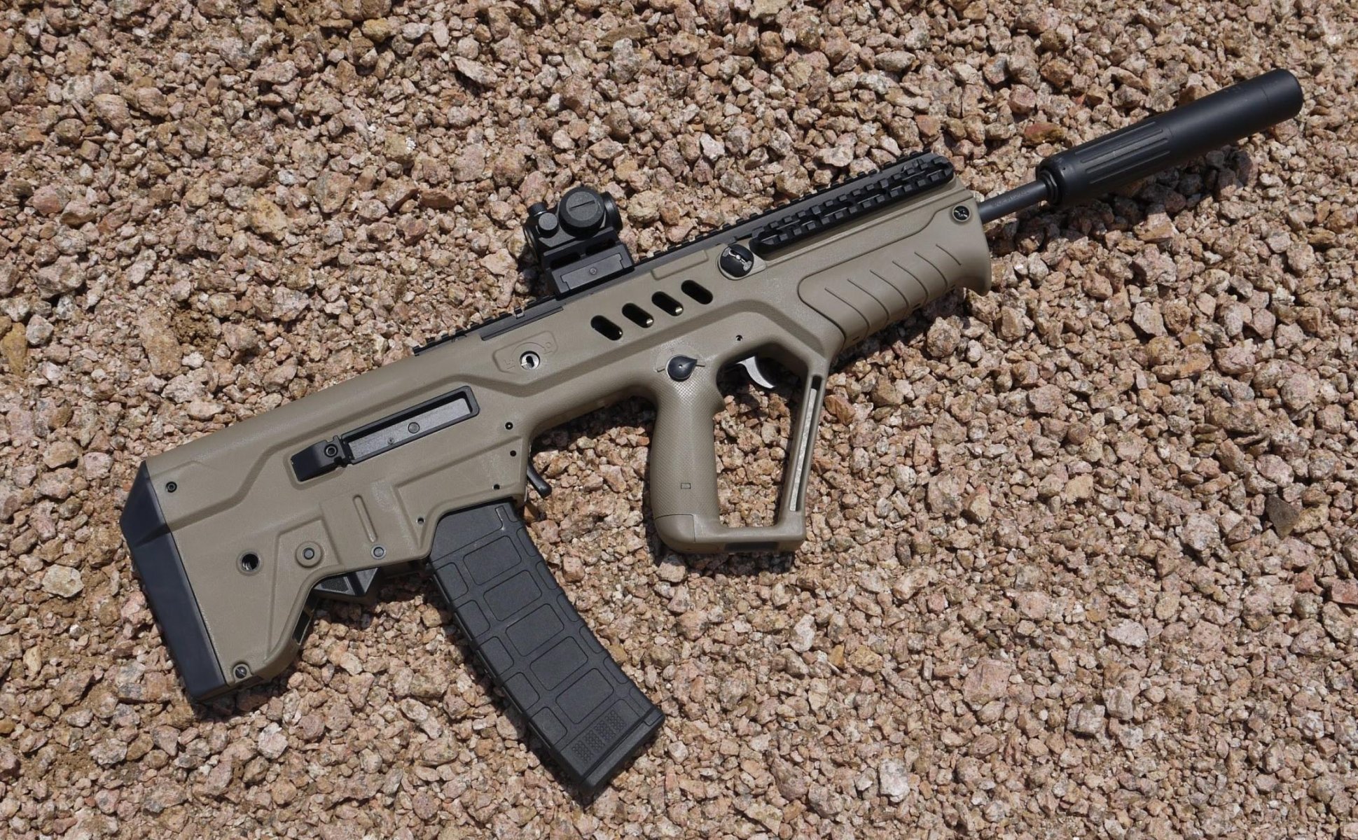 ctar-21 tavor réplica asalto rifle ametralladora silenciador arma