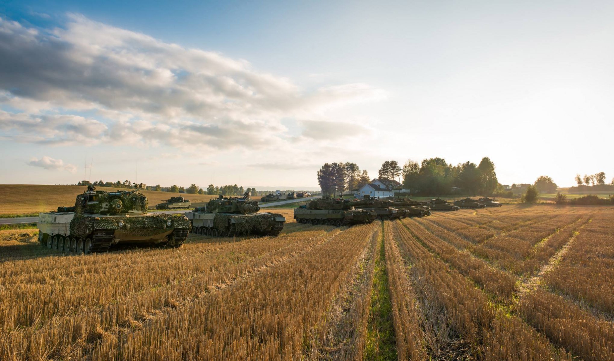 czołgi leopard 2a pojazdy opancerzone pole