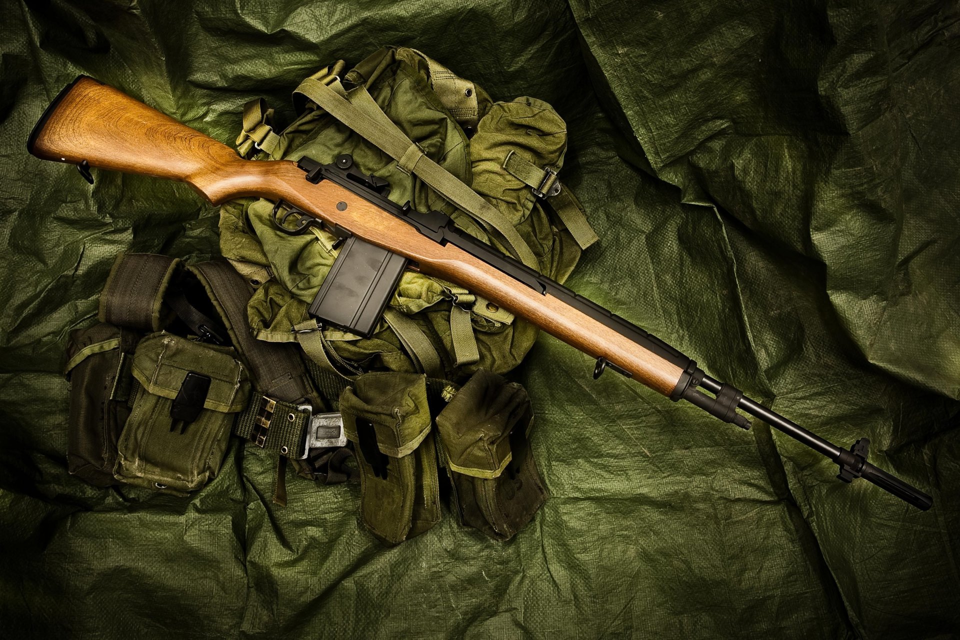 m14 halbautomatisch gewehr waffe tasche