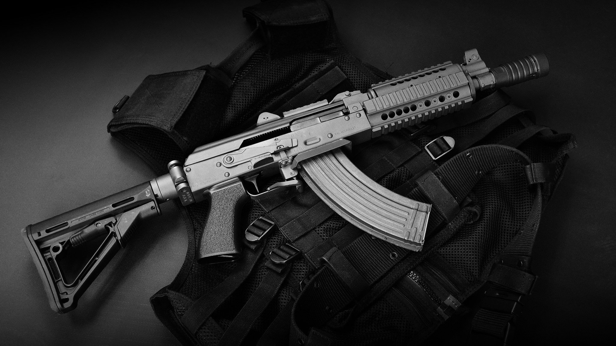 br ak machine weapon body armor