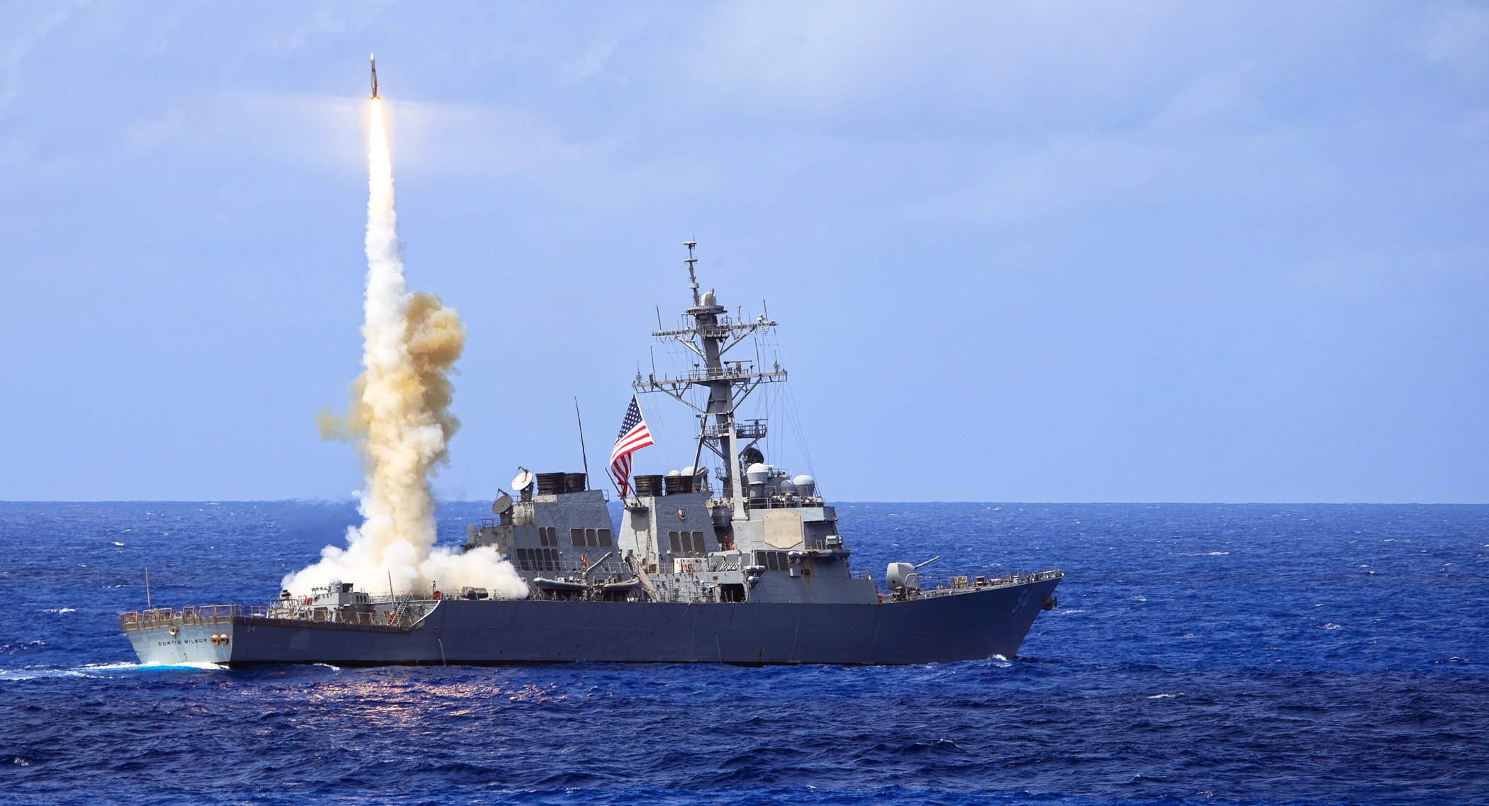 uss kurtis wilbur ddg 54 standard missile 2 cm-2 broń statek armia