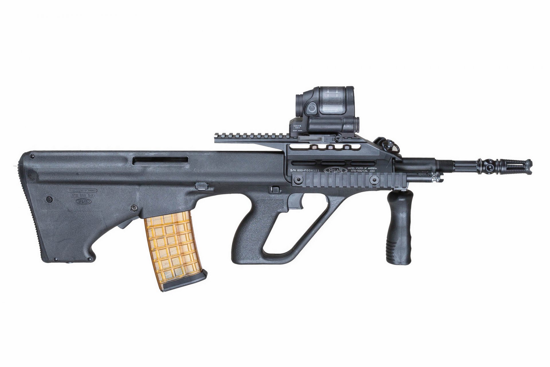 teyr aug a3 machine weapon background