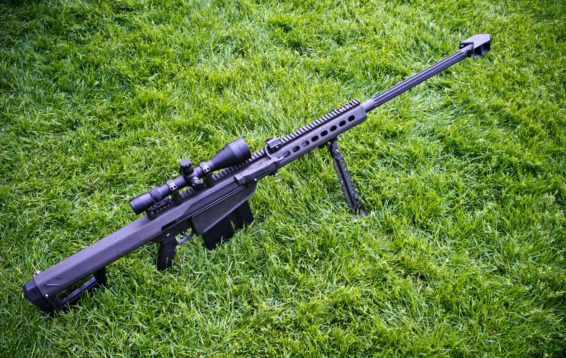 barrett m82 self-loading large-caliber sniper rifle gra