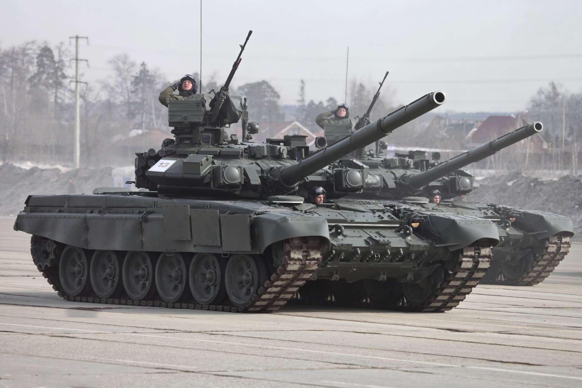 parade t-90 ehre panzer russland