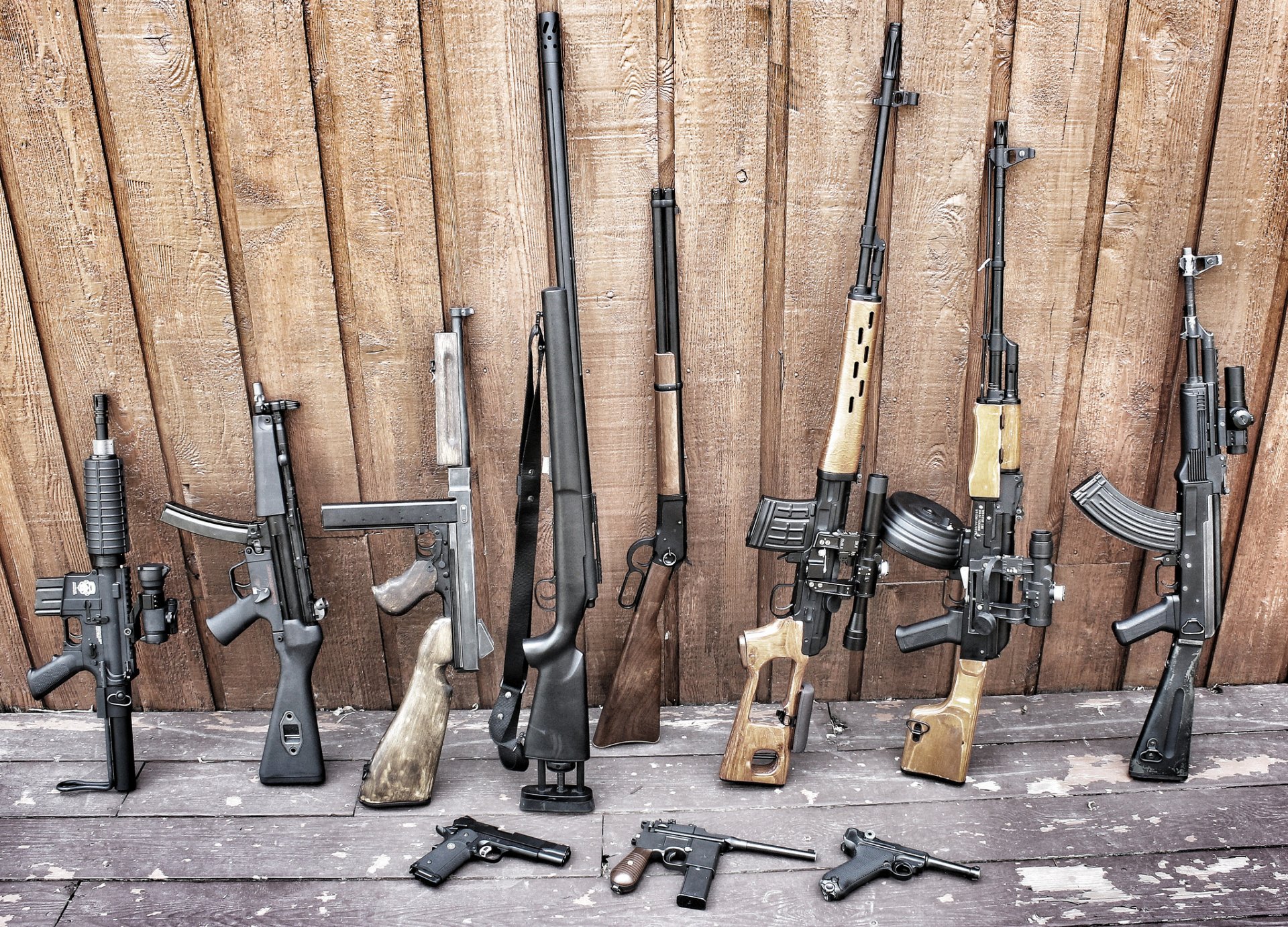 rifles ametralladoras pistolas armas