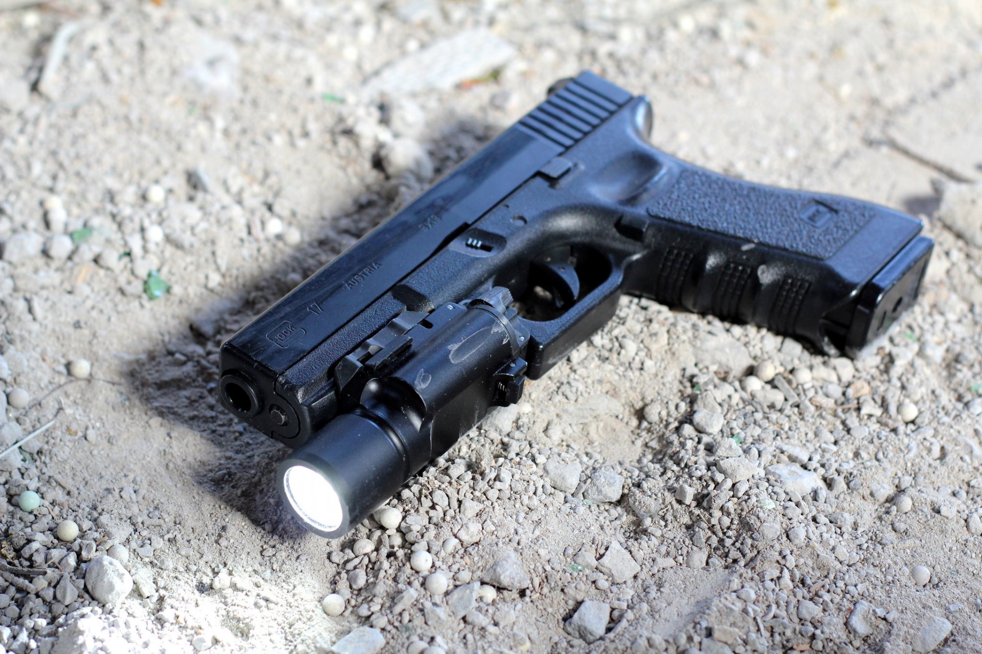 glock 17 austriaco autocaricante pistola arma