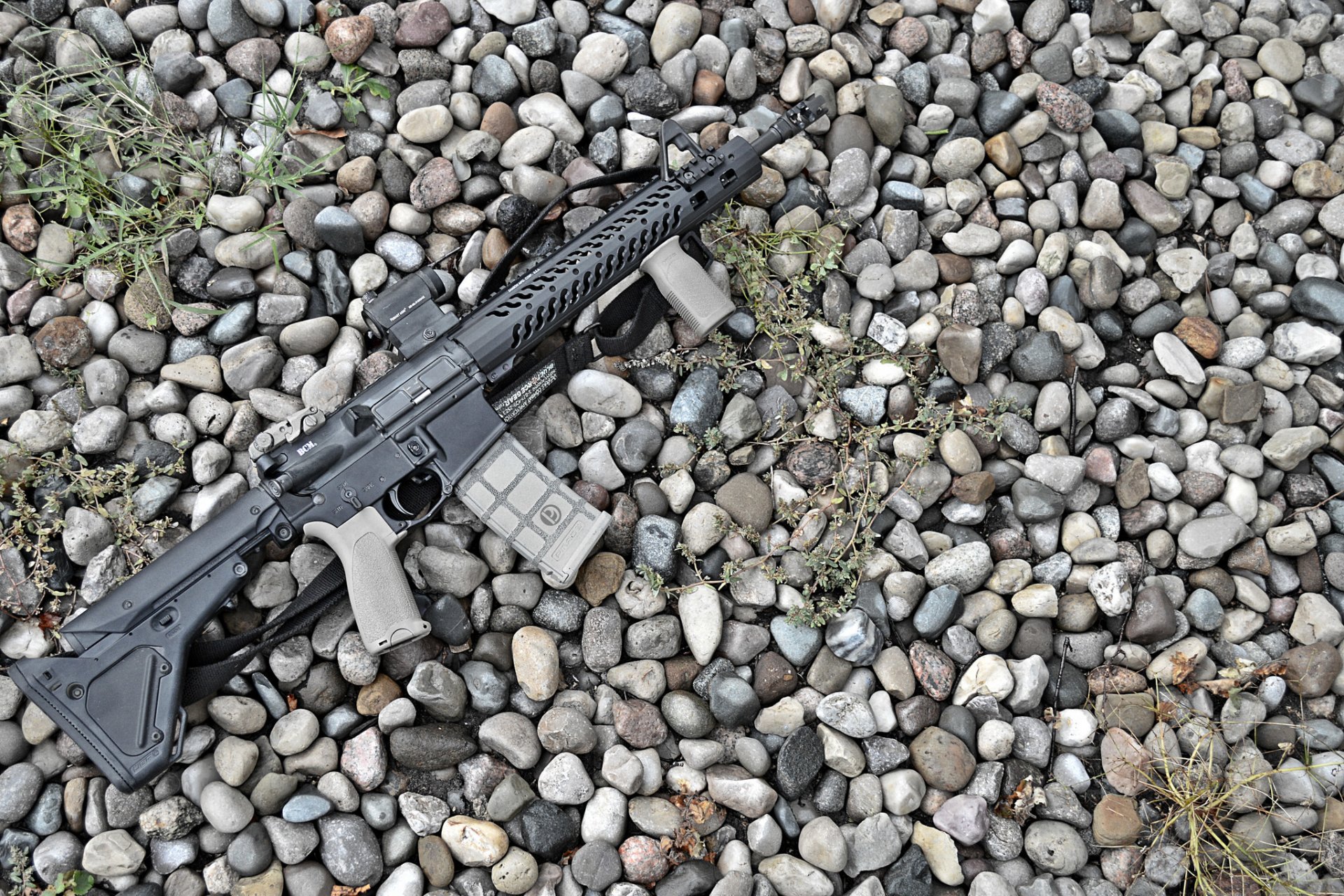 ar-15 bcm assault rifle weapon