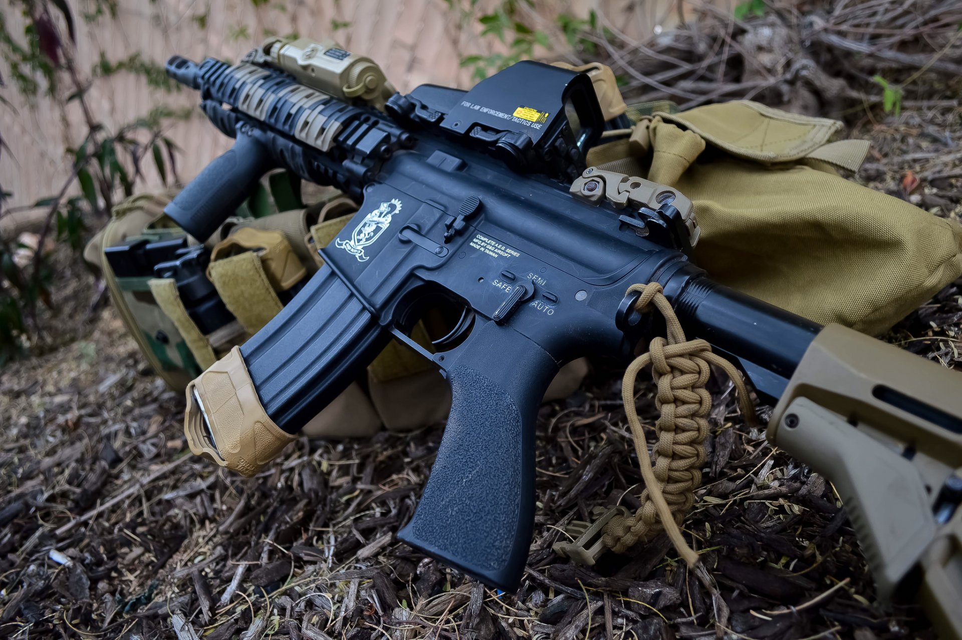 m4 magpul rifle de asalto colimador arma