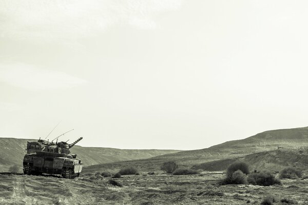 El tanque de batalla principal de Israel en el campo