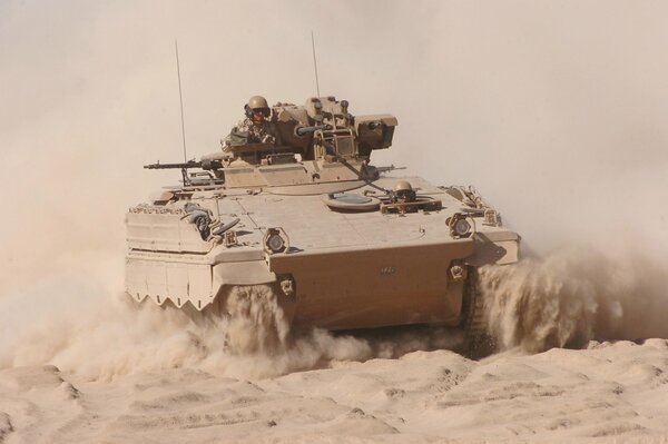 A soldier in a combat vehicle is an infantryman