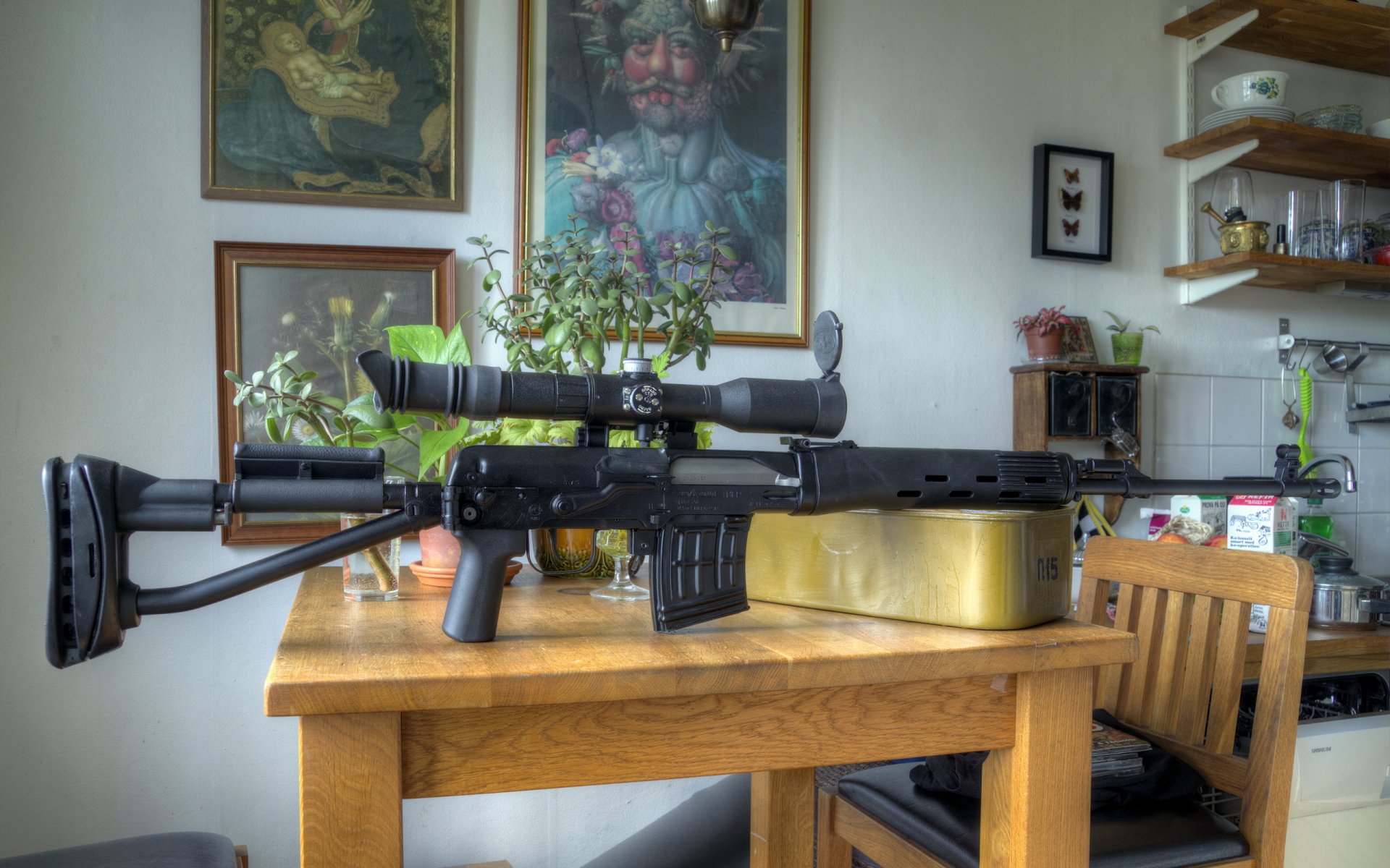 vds dragunov tiger weapon kitchen