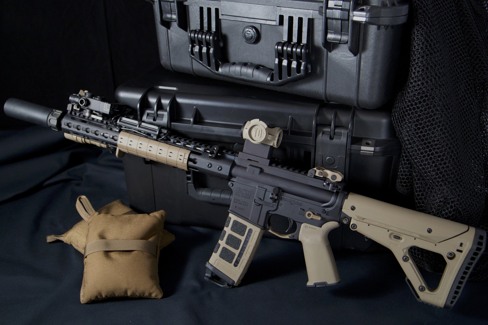 ar-15 rifle de asalto armas cajas