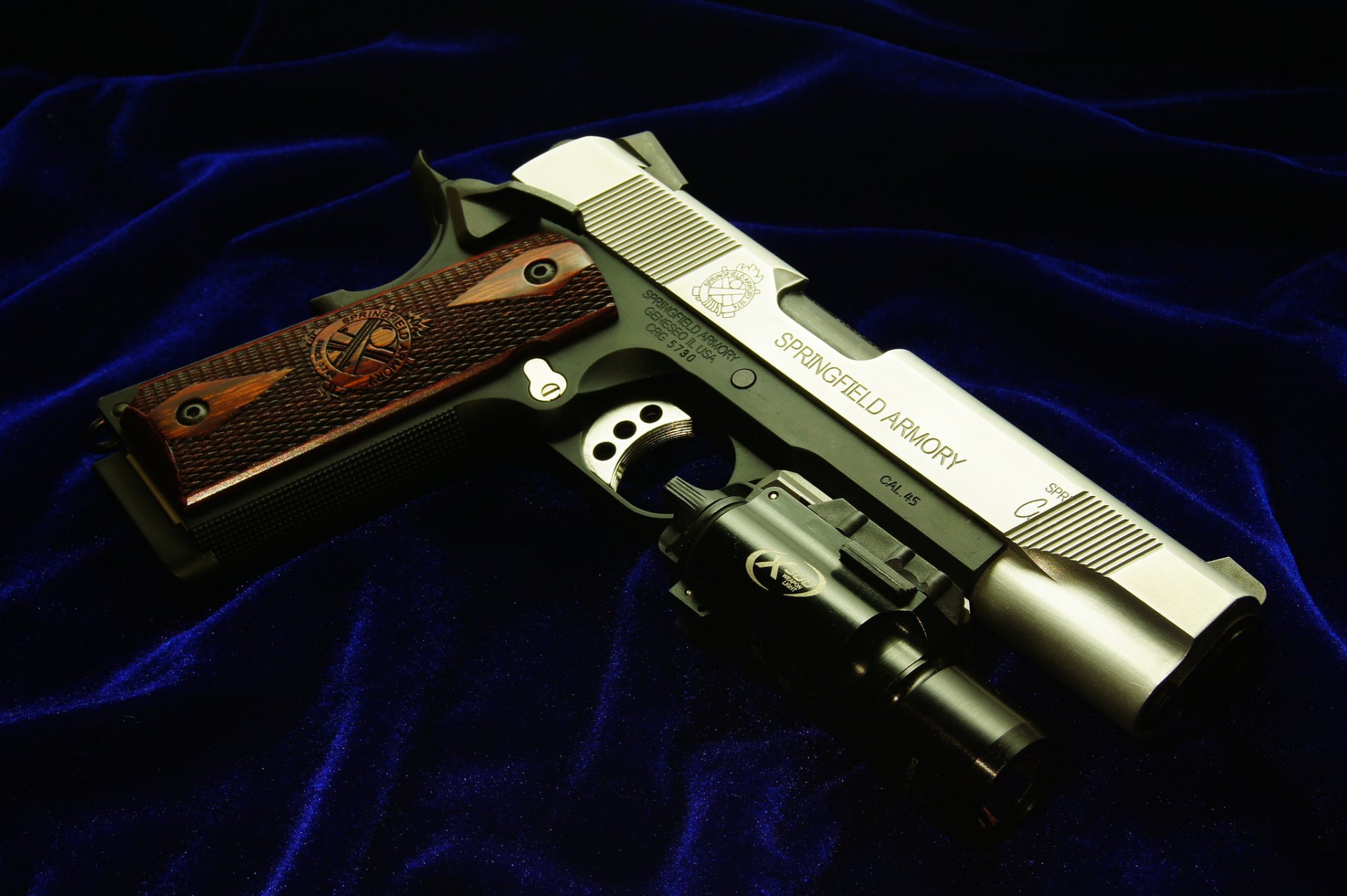 springfield armeria pistola cal.45 armi tessuto