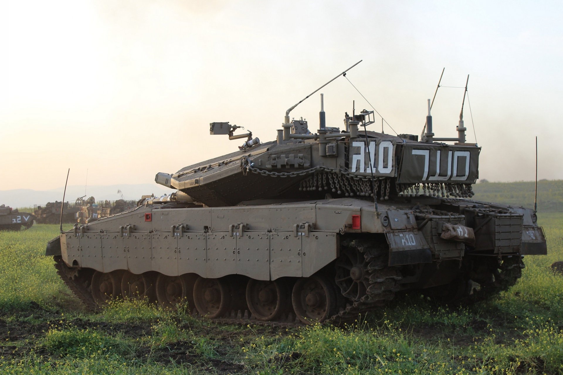 merkava merkava główny czołg izrael pole