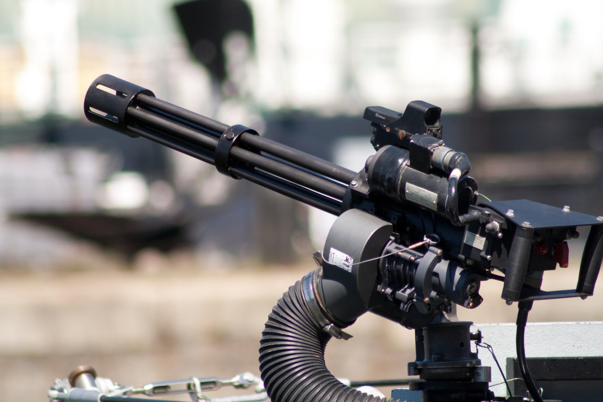 m134 minigun multi-canna mitragliatrice arma