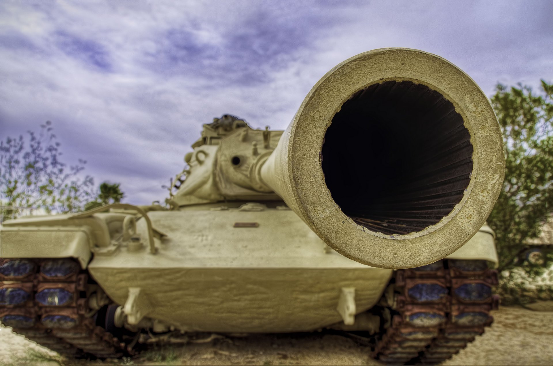 m60a1 haupt kampf panzer lauf schlag hdr