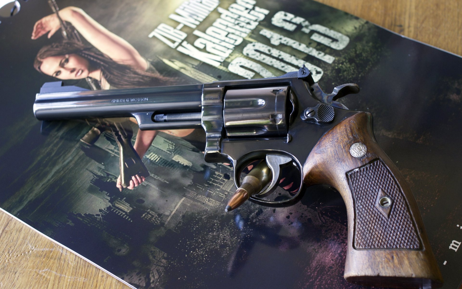 smith & wesson m19 arme gros plan