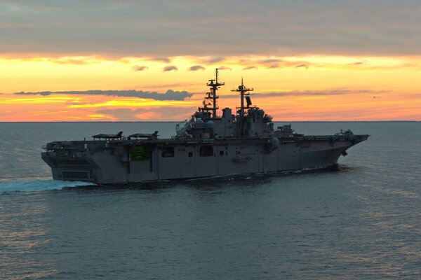 Demostración de la técnica de la nave de desembarco