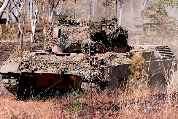 Tank Malbuch Camouflage, Leopard, Australien