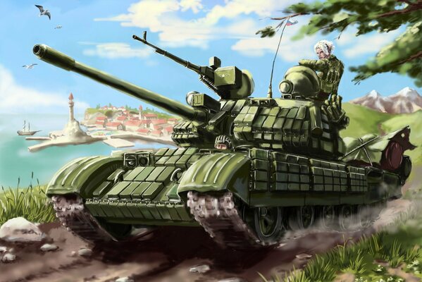 T55 soldado ruso tanak