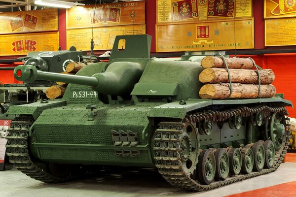 Photo d un char d artillerie automoteur allemand