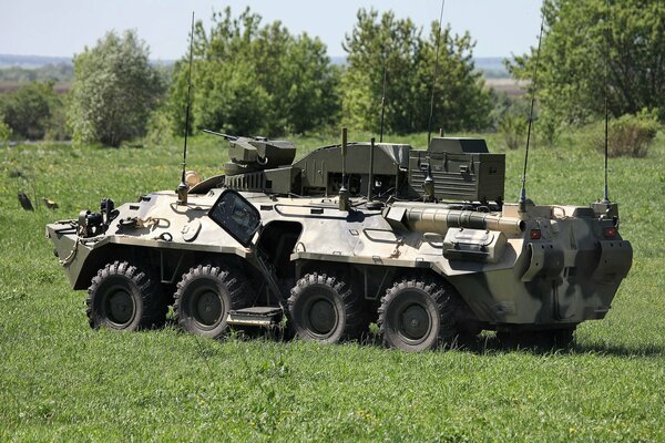 The combat vehicle is in full operation, it is being tested