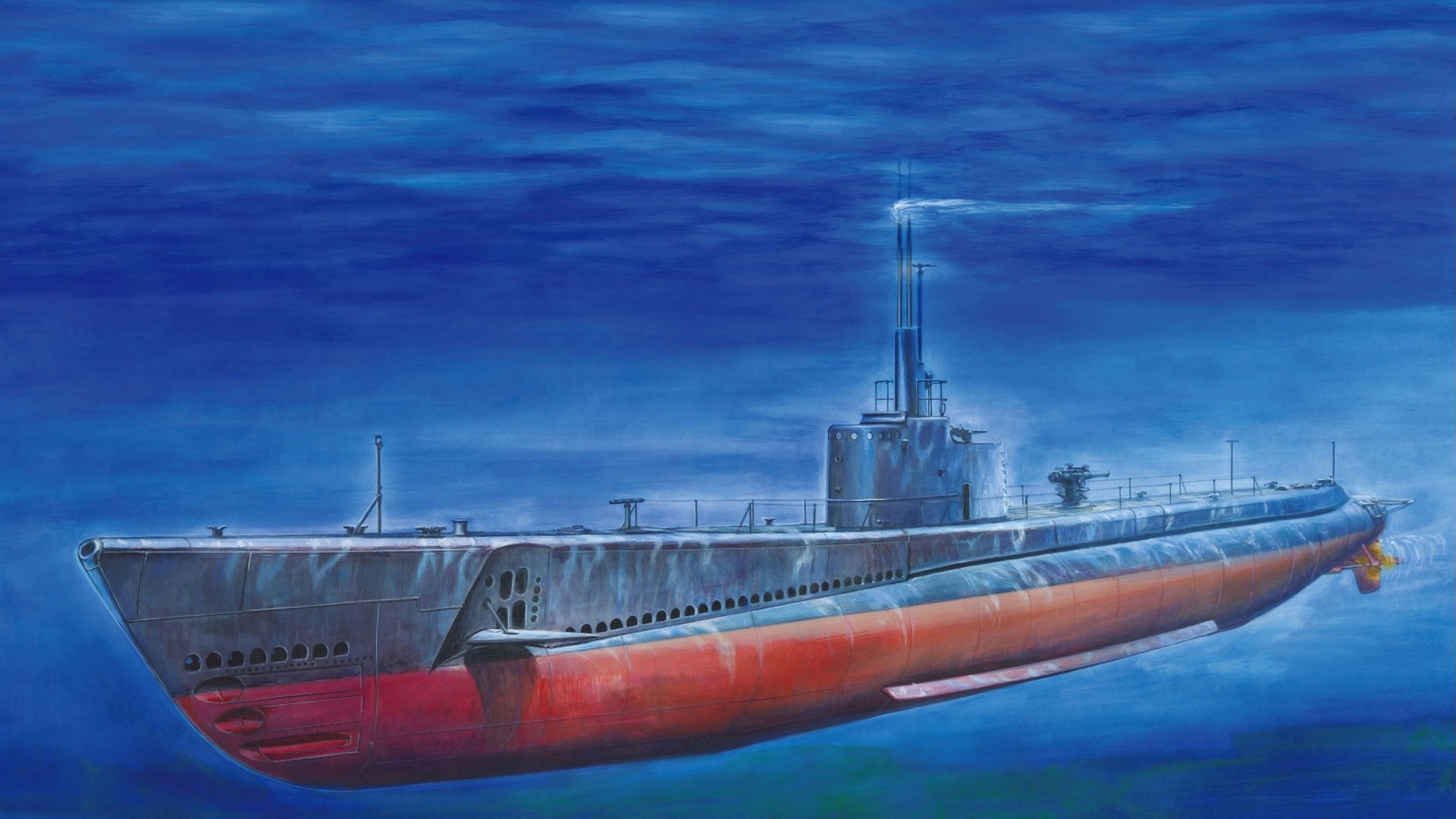 arte marina submarino barco clase gato modificado diesel motores batería baterías aumentado duración patrullas combate calidad submarinos ee. uu. ww2