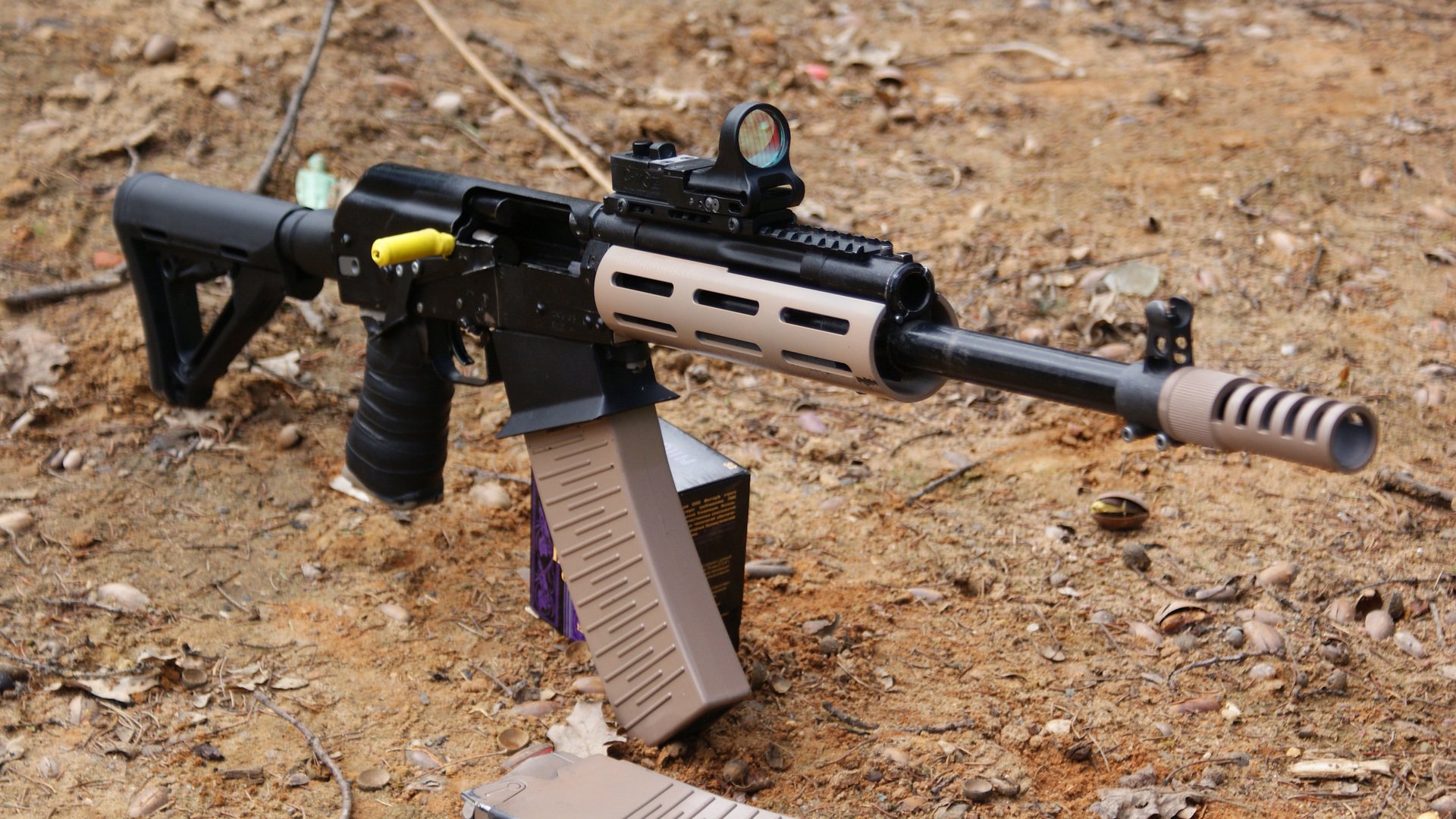 saiga schrotflinte selbstladend kollimator custom