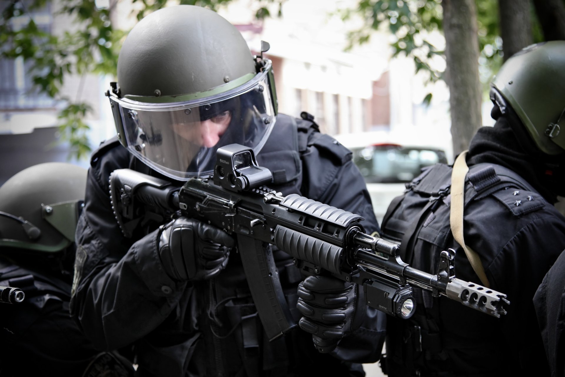 fuerzas especiales soldado casco osn saturno máscara ak-74m