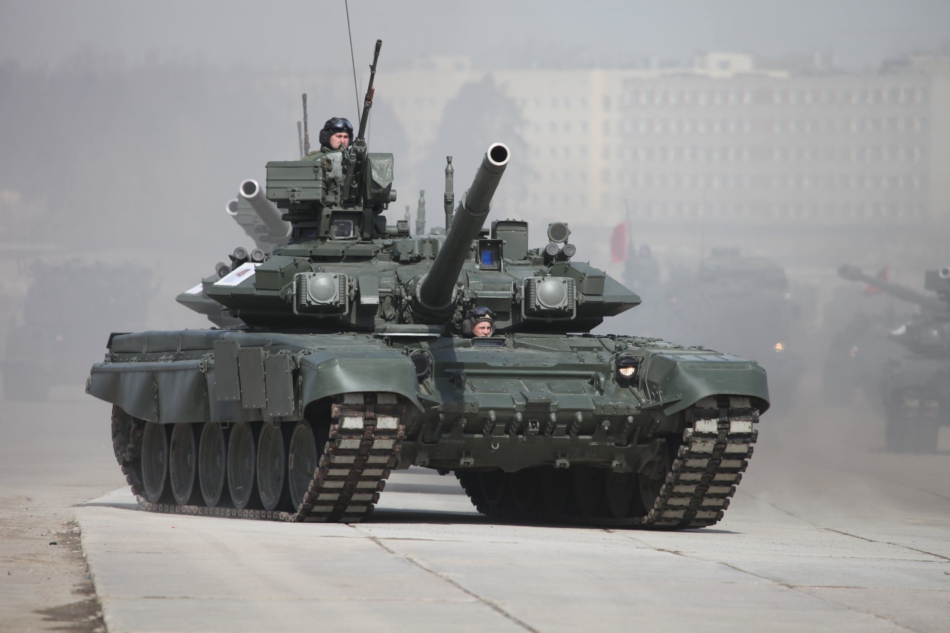 droga beton czołg t-90 czołgiści rosja