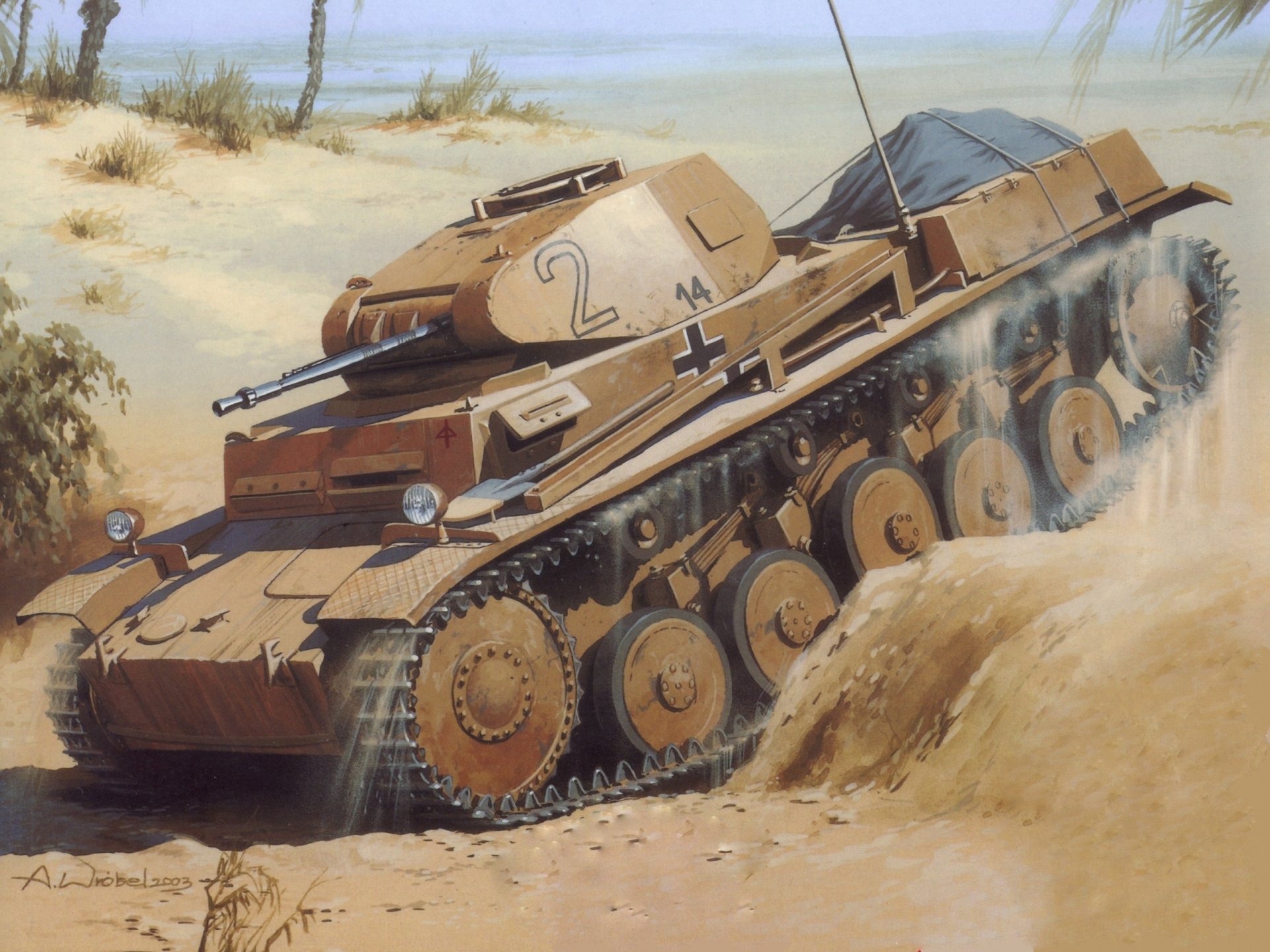 tanque arena dibujo