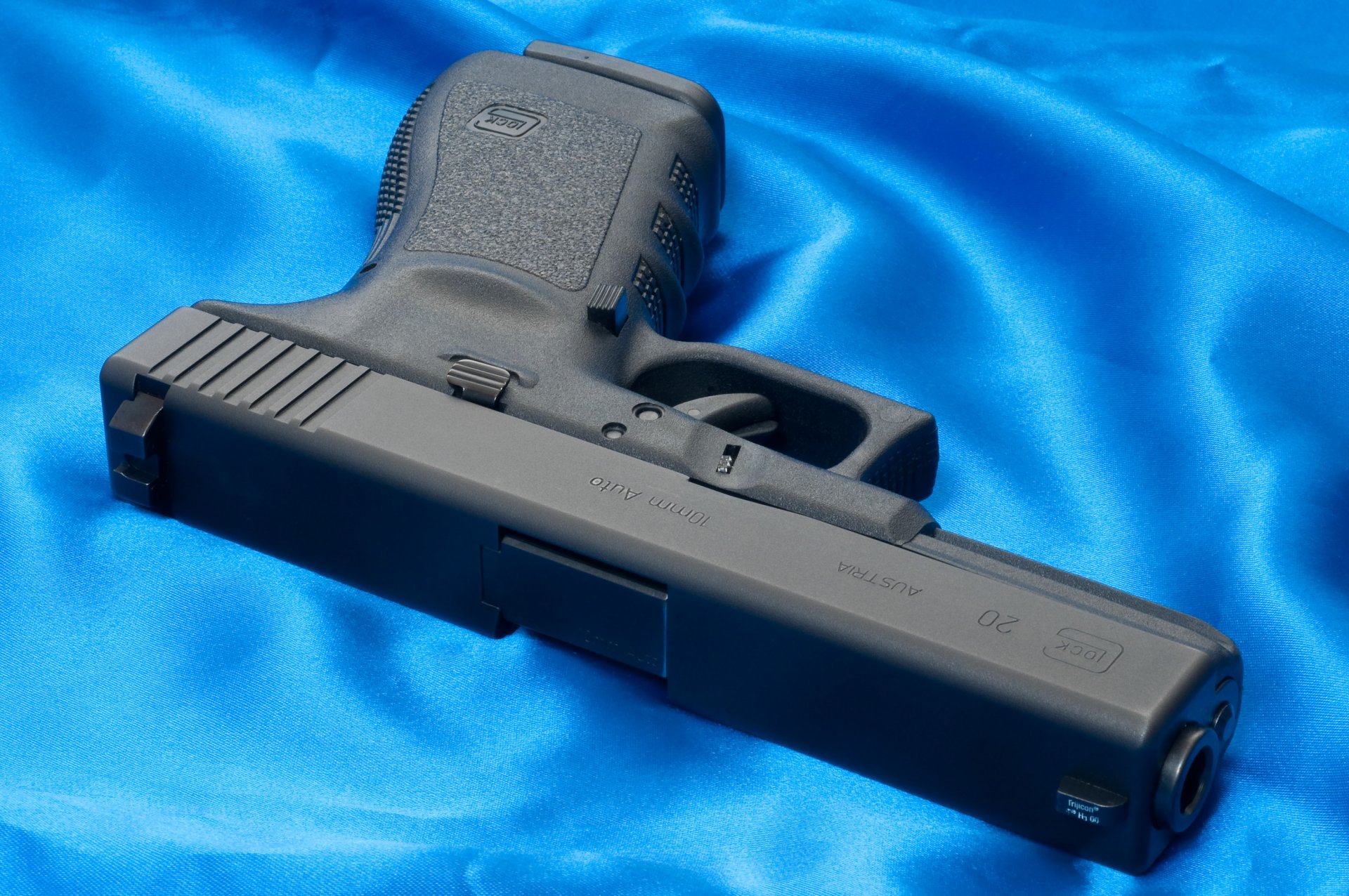 pistol glock 20 weapon wallpaper blue glock austria