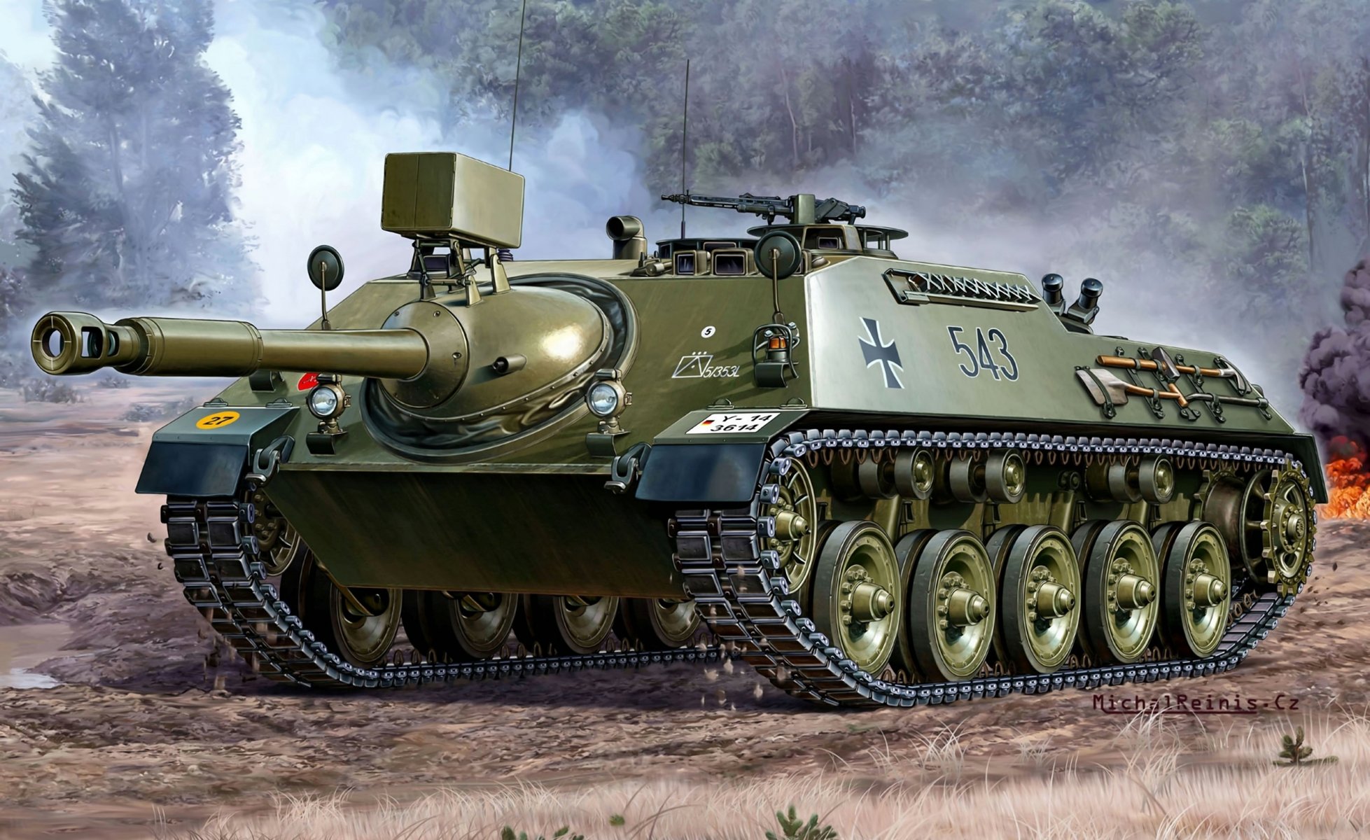 figura alemán antitanque autopropulsado artillería instalación pt acs kanonenjagdpanzer 4-5 kajapa jagdpanzer kanone 90mm destructor de tanques