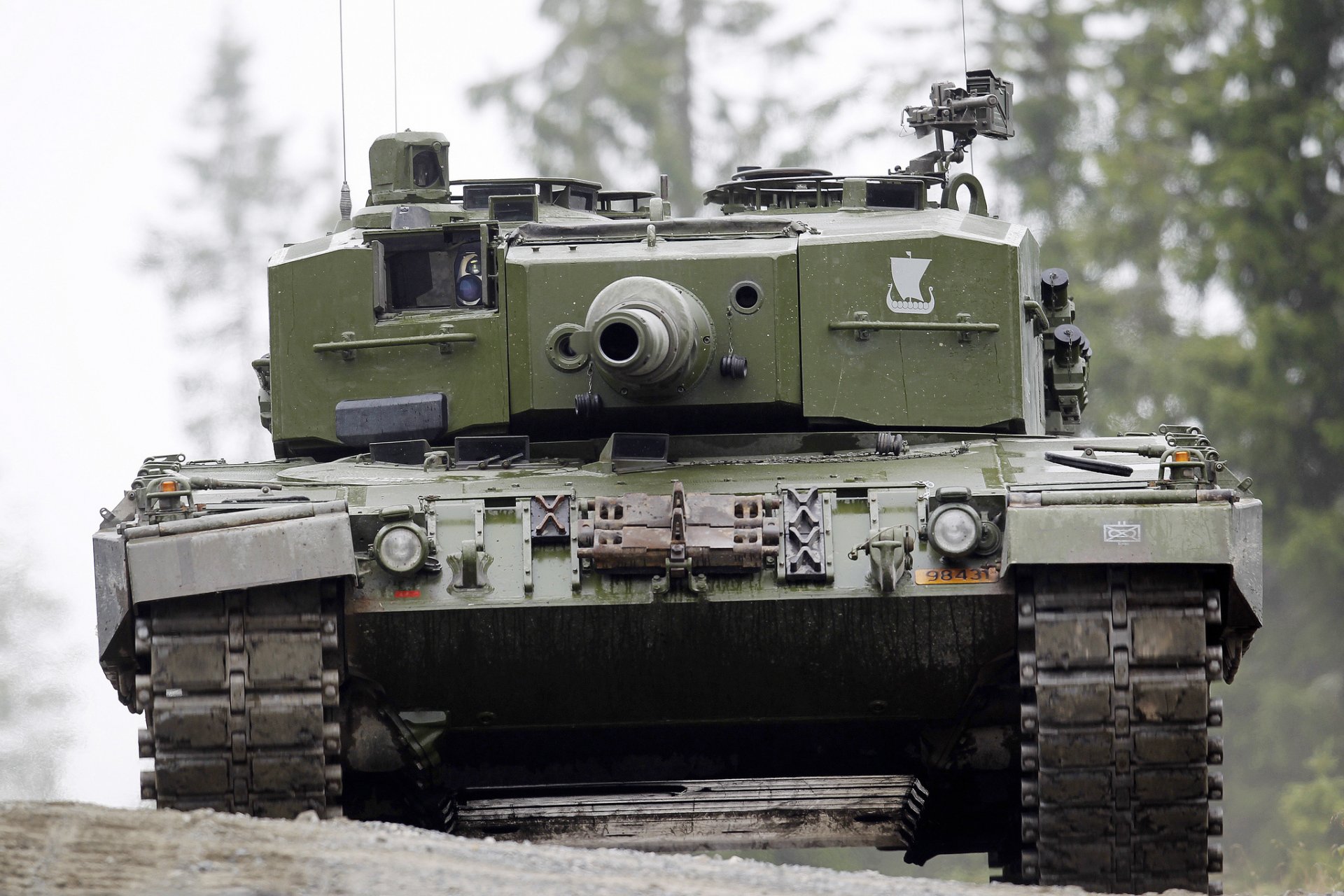 leopard-2 a4 czołg pancerny lufa