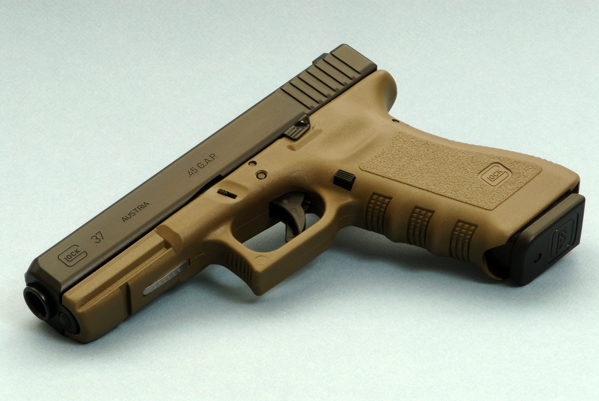 glock 37od weapon wallpaper austria 37od pistol barrel