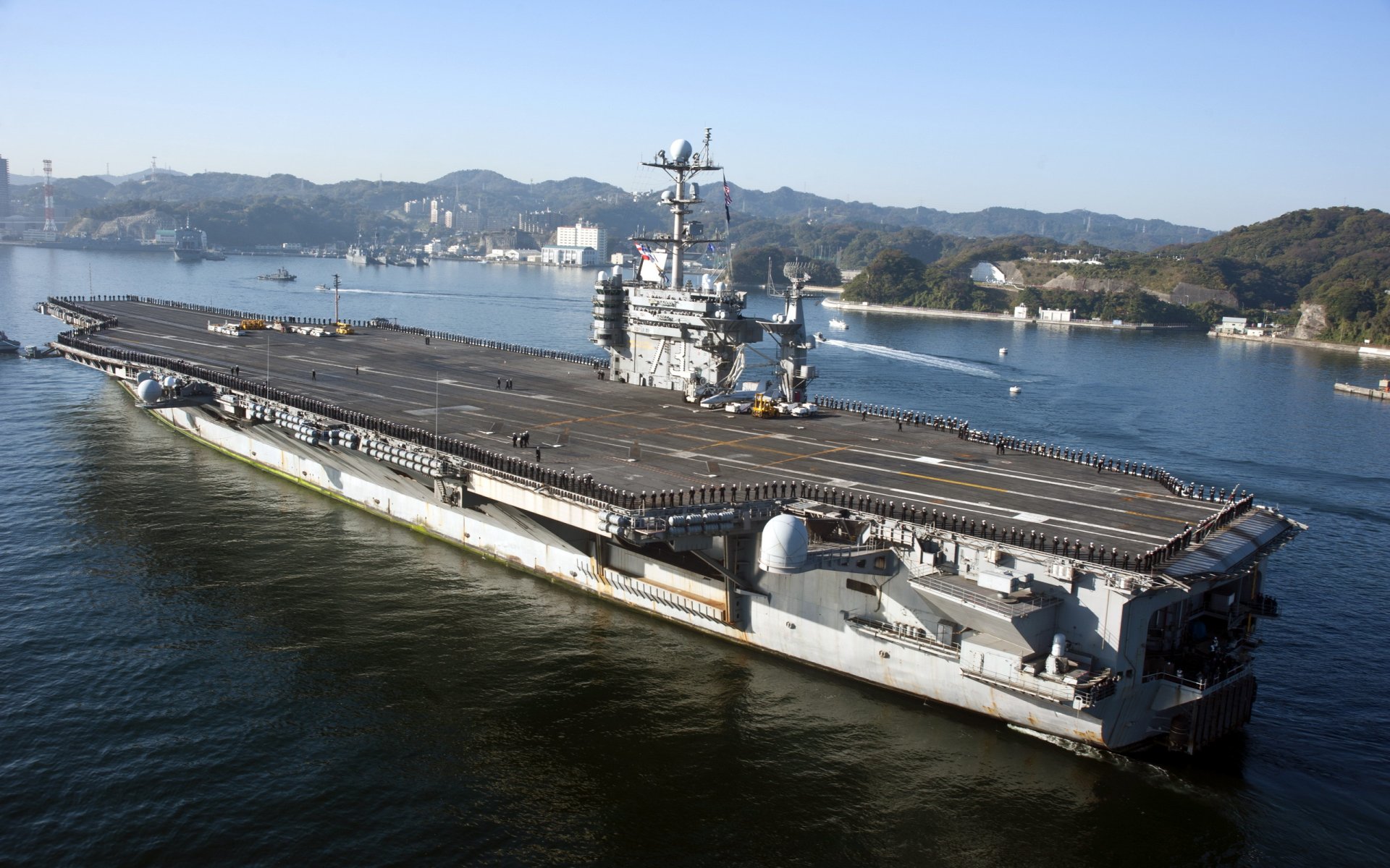 uss george washington porte-avions armes