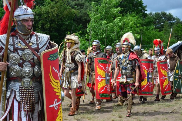 Military-historical reconstruction of Roman legionnaires