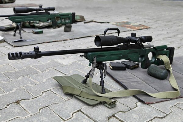 Sniper rifle model SV-98 diameter 7. 62mm