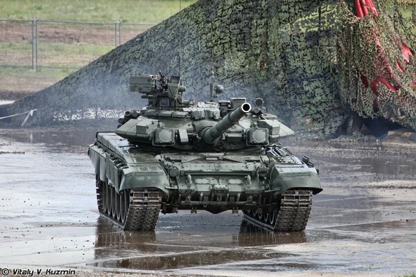 Rendimiento del tanque T90 a en la fiesta