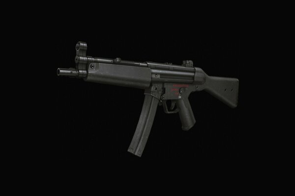 Automatique mp5 classique dans l obscurité