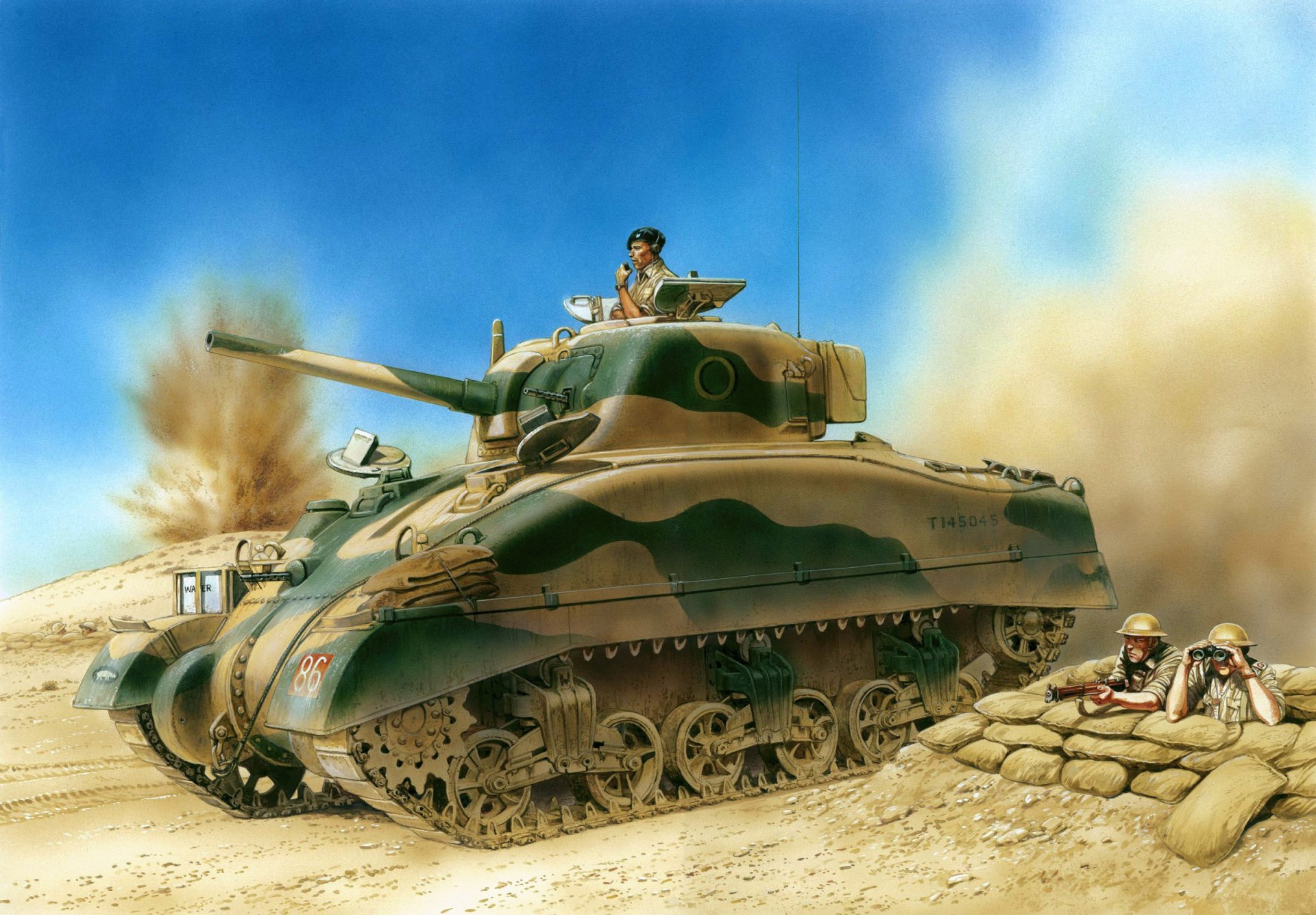 arte carro armato principale medio m4 sherman sherman stati uniti in in servizio in inghilterra battaglia in el alamein battaglia nordafricano azienda in durante il quale britannico truppe sotto il comando generale bernard montgomery sconfitto nordafricano italiano tedesco gruppo