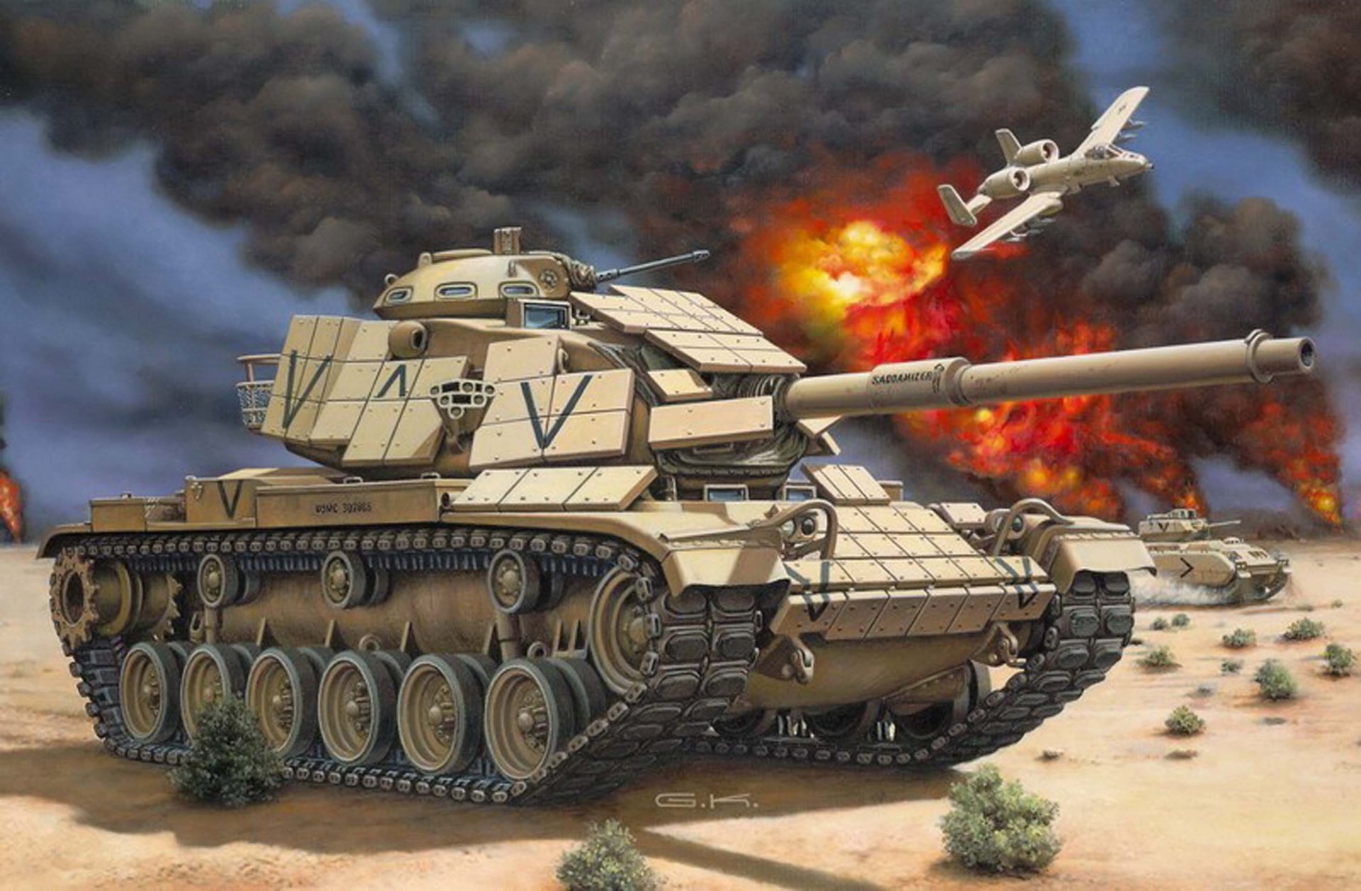 main battle tank m60 a1 united states 1960 g caliber and brand of gun 105 mm becomes modernized several times the name of patton iv officially he never appropriated